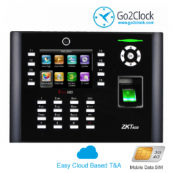 ZKTeco iClock 680 3G Data Fingerprint Employee Time and Attendance Clock